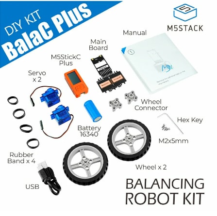 M5Stack BALA-C PLUS ESP32 Self-Balancing Robot Kit